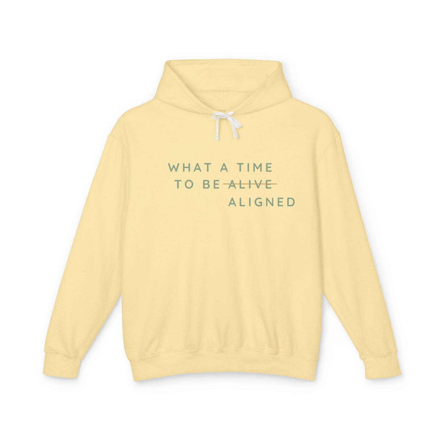 SLH Unisex "What A Time To Be Aligned" Hooded Sweatshirt
